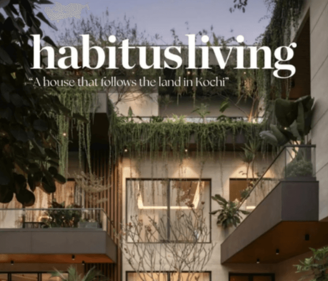 Featured by Habitus Living titled 'A House That Follows the Sun in Kochi'